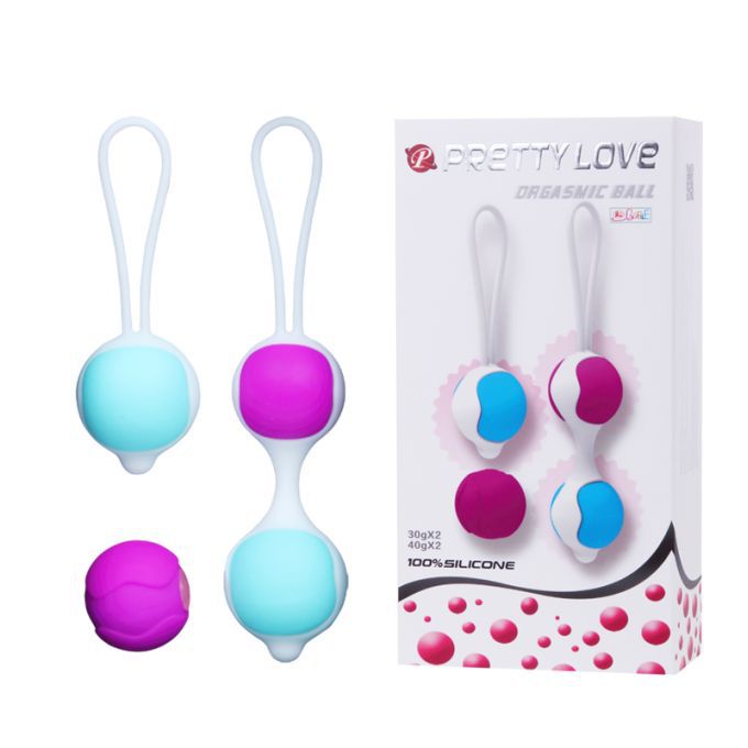 Разноцветные вагинальные шарики Orgasmic balls silicone - фото 140934 Разноцветные вагинальные шарики Orgasmic balls silicone - фото 140934