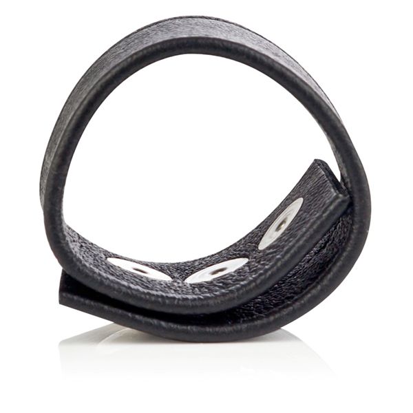 Кожаная утяжка для пениса Double Wide Leather Strap - фото 141000 Кожаная утяжка для пениса Double Wide Leather Strap - фото 141000