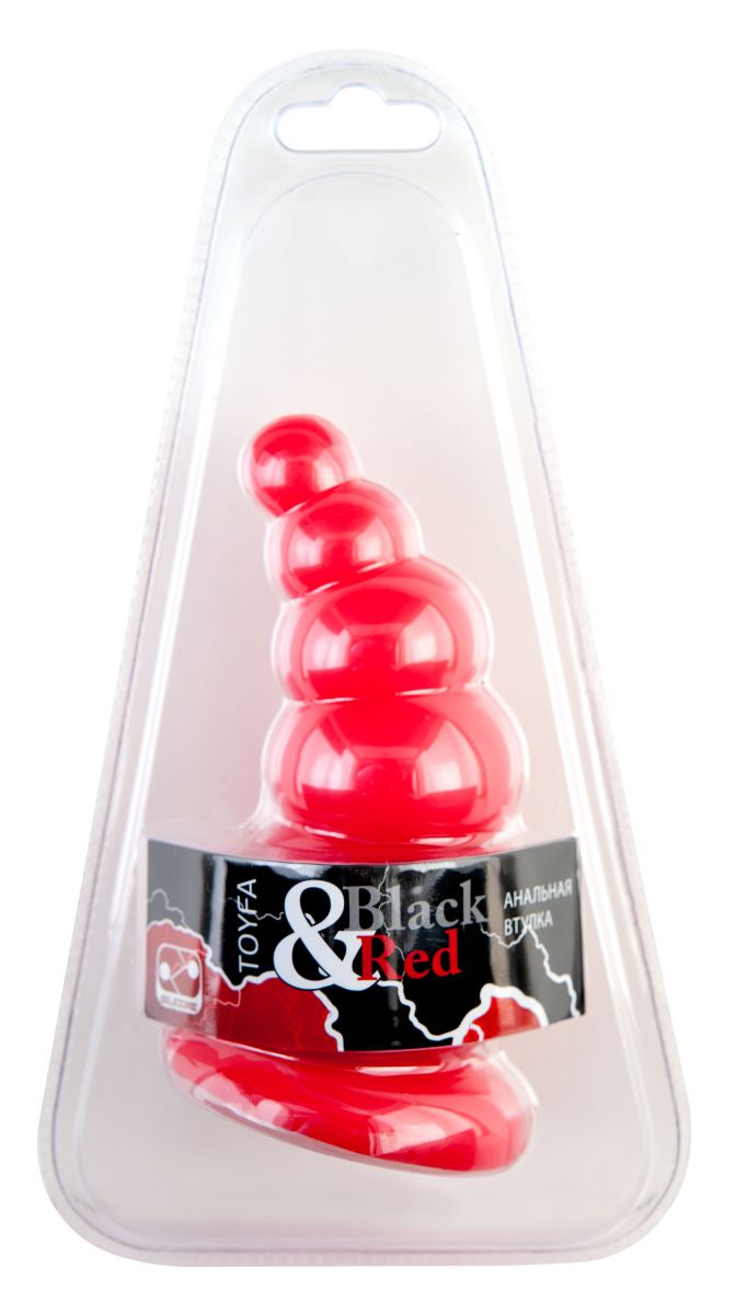 Красная анальная ёлочка - 13 см. - фото 141135 Красная анальная ёлочка - 13 см. - фото 141135