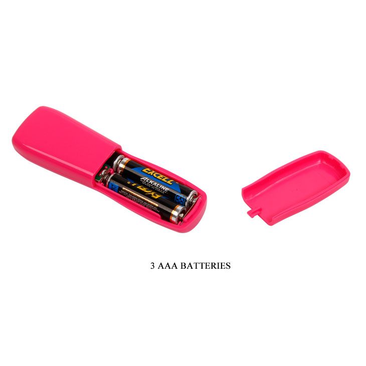 Розовая бабочка для клитора с анальным массажером 3 в 1 - фото 141273