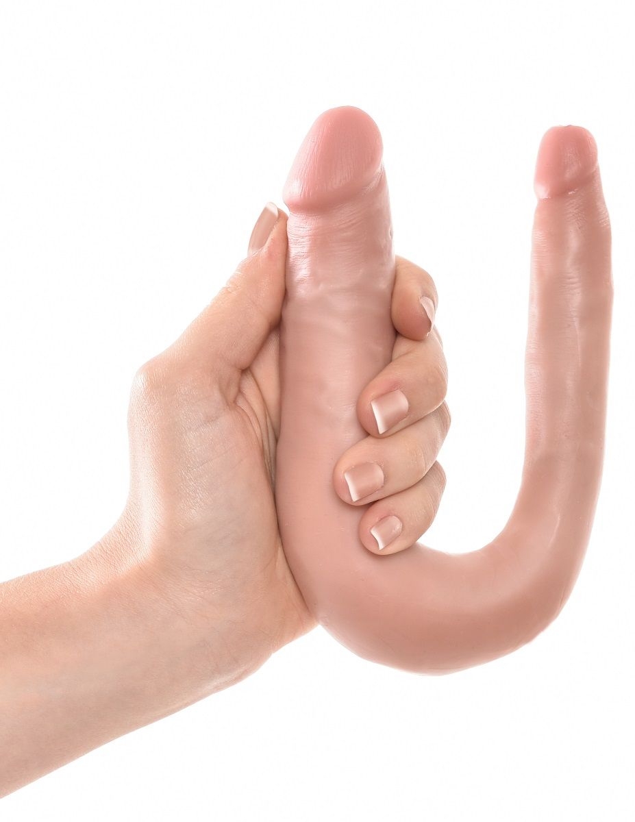 Двусторонний фаллоимитатор U-Shaped Small Double Trouble - 33,5 см. - фото 141452 Двусторонний фаллоимитатор U-Shaped Small Double Trouble - 33,5 см. - фото 141452