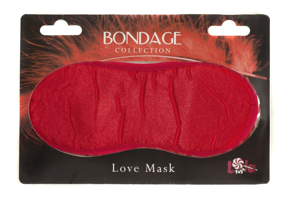 Красная маска на глаза BONDAGE Lola toys 1030-02Lola