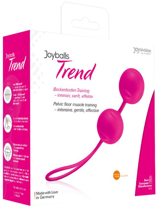 Розовые вагинальные шарики Joyballs Pink - фото 141490 Розовые вагинальные шарики Joyballs Pink - фото 141490