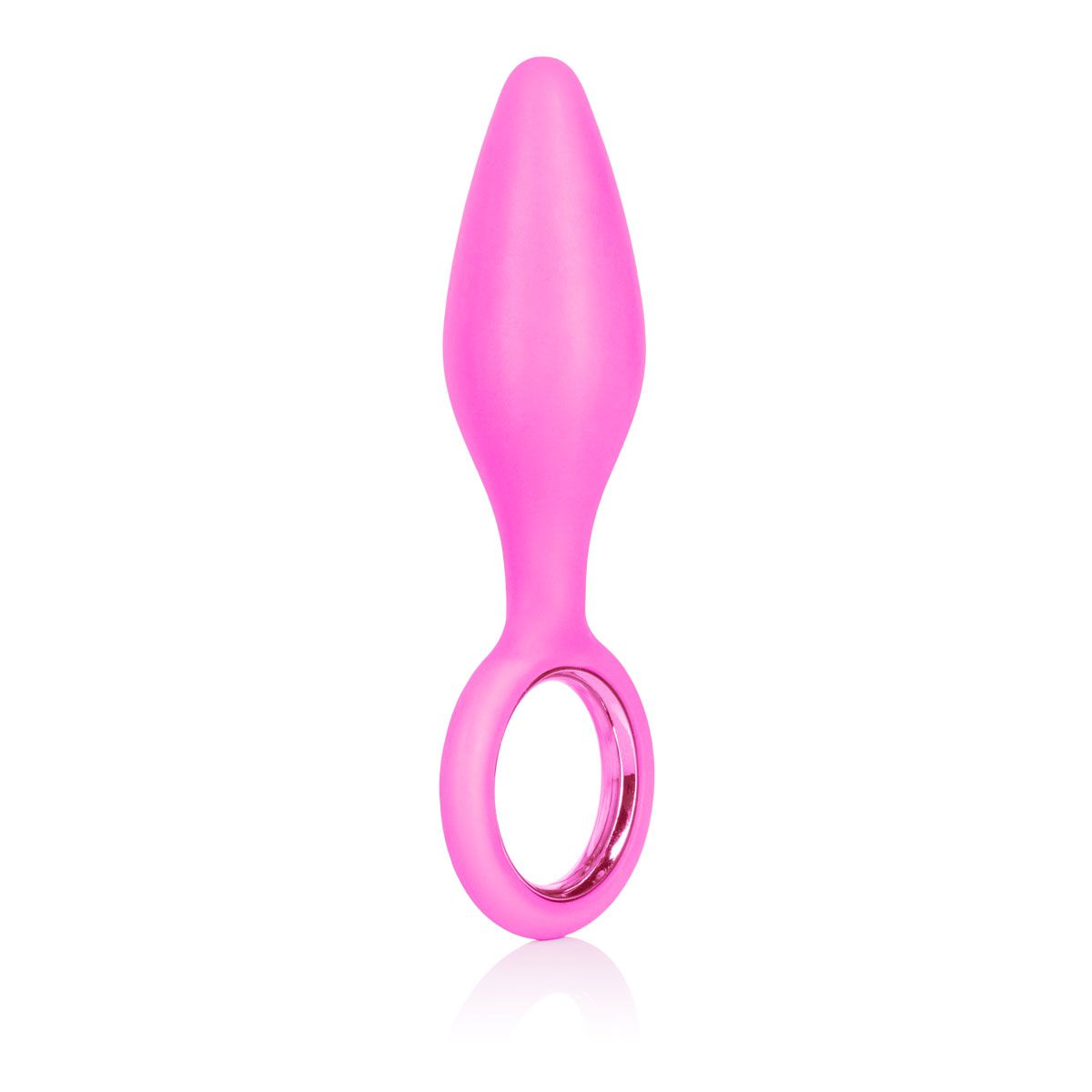 Розовая анальная пробка Booty Call Booty Slider - 10,3 см. - фото 141560