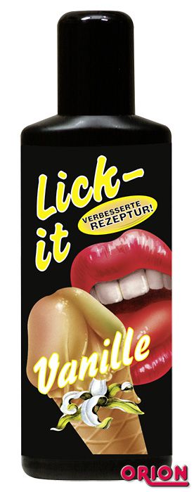 Съедобная смазка Lick It с ароматом ванили - 100 мл. - фото 141995