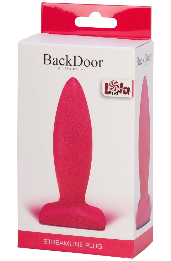 Розовый анальный стимулятор Streamline Plug - 10 см. - фото 142503 Розовый анальный стимулятор Streamline Plug - 10 см. - фото 142503