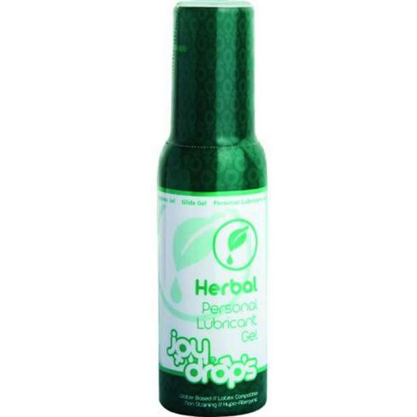 Смазка на водной основе JoyDrops Herbal - 100 мл. - фото 142590