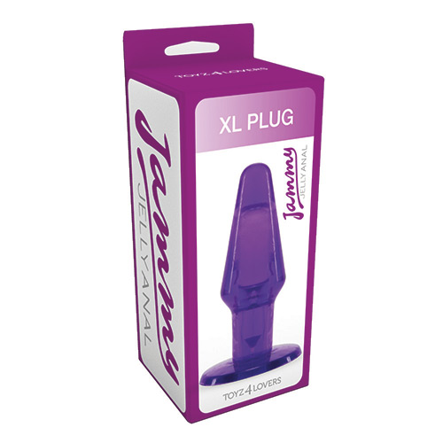 Фиолетовый анальный плаг большого размера JAMMY JELLY ANAL XL PLUG VIOLET - 14 см. - фото 142671 Фиолетовый анальный плаг большого размера JAMMY JELLY ANAL XL PLUG VIOLET - 14 см. - фото 142671