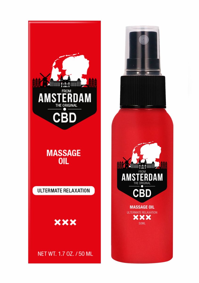 Купить Стимулирующее массажное масло CBD from Amsterdam Massage Oil - 50  мл. по цене 3 095 руб. ☛ Доставка по всей России Интернет-магазин Товары со  Смыслом! ☎ +7 (499) 647-89-99