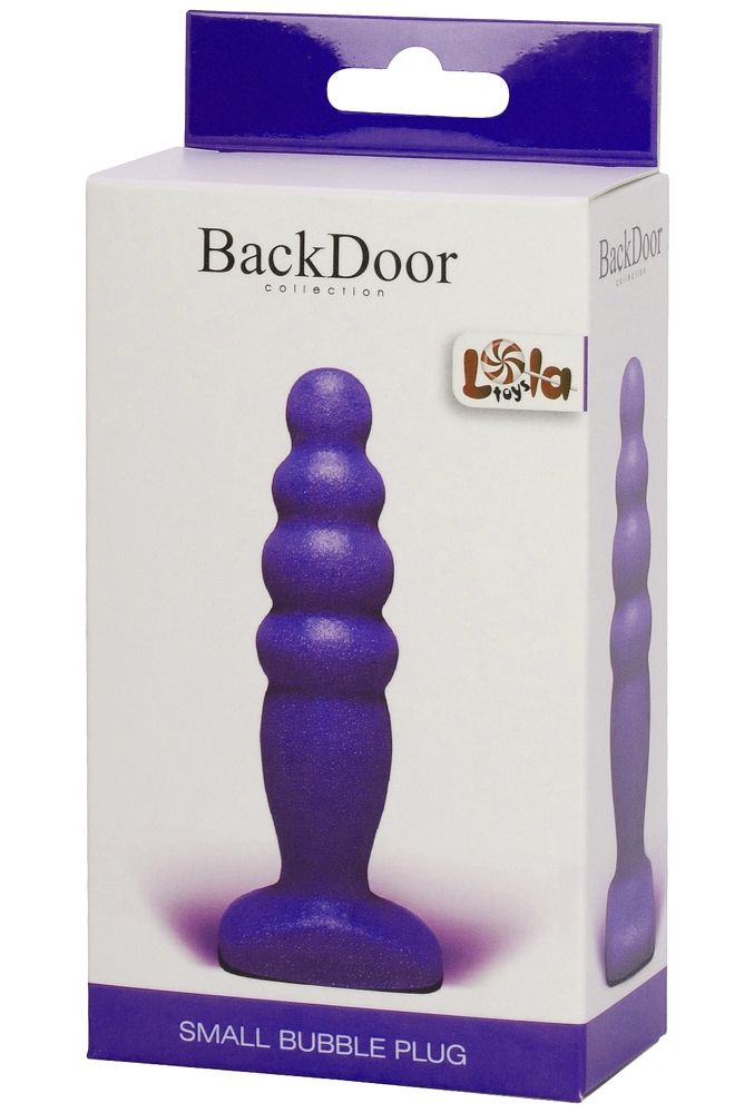 Фиолетовый анальный стимулятор Small Bubble Plug - 11 см. - фото 142853 Фиолетовый анальный стимулятор Small Bubble Plug - 11 см. - фото 142853