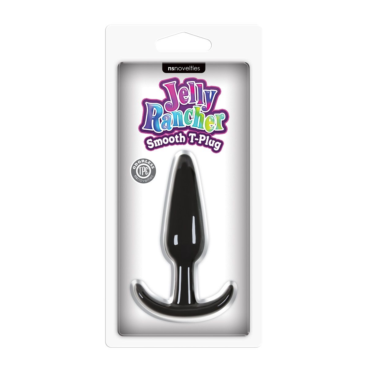 Гладкая черная анальная пробка Jelly Rancher T-Plug Smooth - 10,9 см. - фото 142883 Гладкая черная анальная пробка Jelly Rancher T-Plug Smooth - 10,9 см. - фото 142883