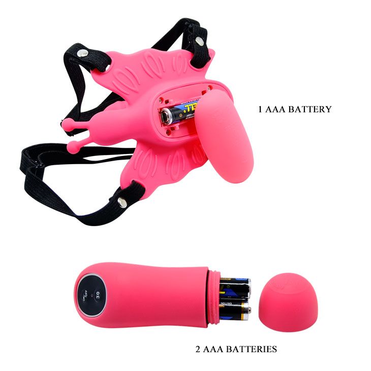 Стимулятор клитора бабочка на ремешках с вибрацией - фото 142990 Стимулятор клитора бабочка на ремешках с вибрацией - фото 142990