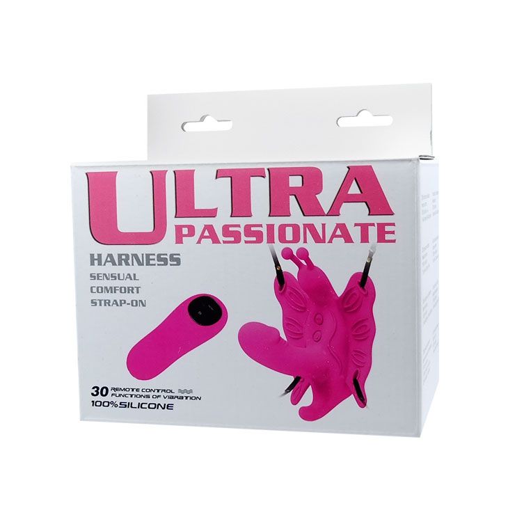 Стимулятор клитора бабочка на ремешках с вибрацией - фото 142991 Стимулятор клитора бабочка на ремешках с вибрацией - фото 142991