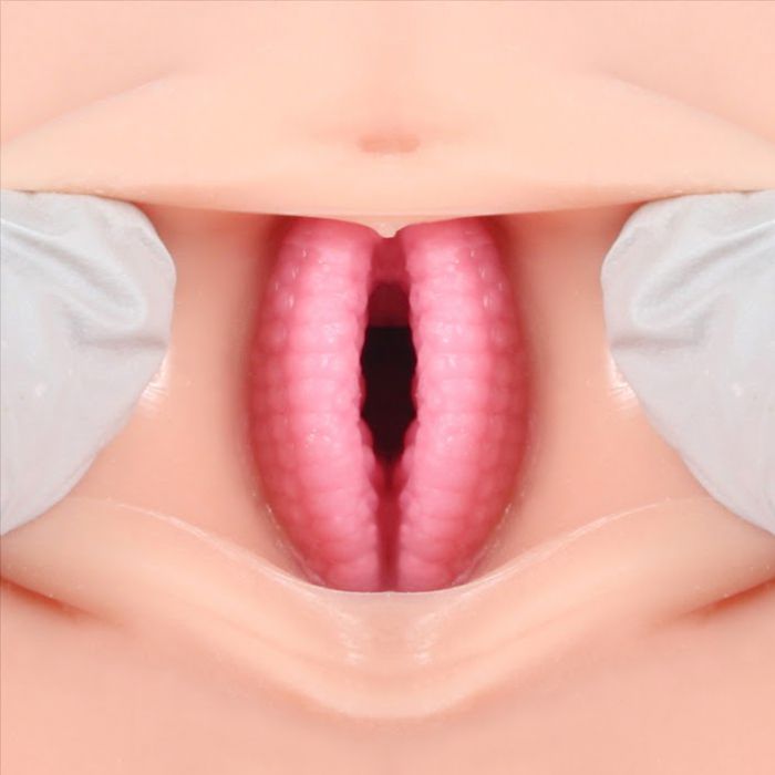 Мастурбатор Veronia с двумя упругими отверстиями для любви без вибрации - фото 143084