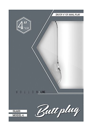 Стеклянный анальный стимулятор Bottom Line Model 4 - 10,5 см. - фото 143177 Стеклянный анальный стимулятор Bottom Line Model 4 - 10,5 см. - фото 143177