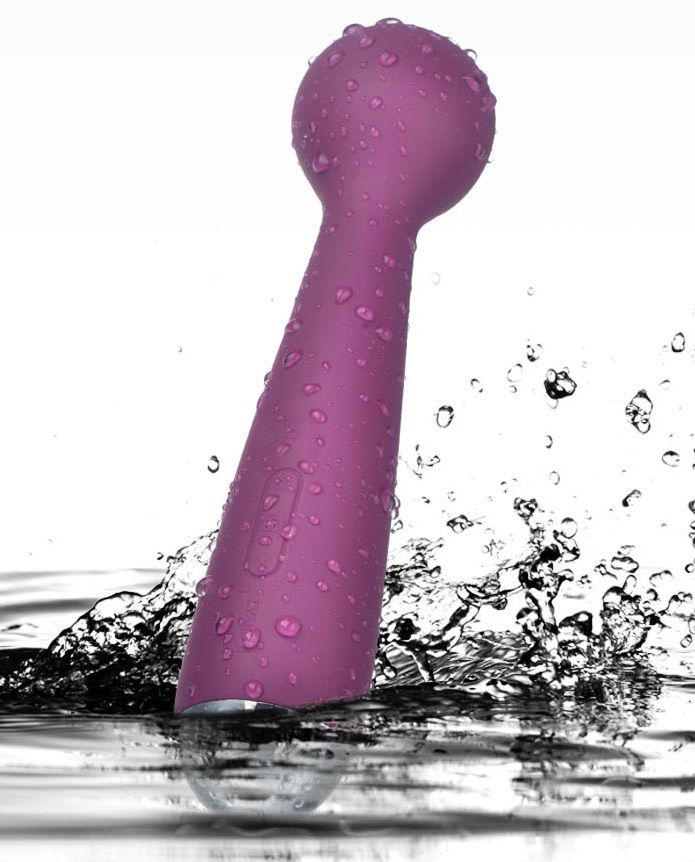 Фиолетовый вибростимулятор Mini Emma с гнущейся головкой-шаром - 16,5 см. - фото 143386 Фиолетовый вибростимулятор Mini Emma с гнущейся головкой-шаром - 16,5 см. - фото 143386