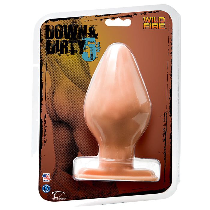Большая телесная анальная пробка Wildfire Down Dirty Butt Plug - 16 см. - фото 143475 Большая телесная анальная пробка Wildfire Down Dirty Butt Plug - 16 см. - фото 143475