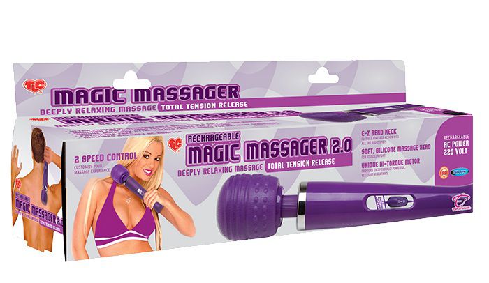 Перезаряжаемый массажер TLC Rechargeable Magic Massager 2.0 - фото 143506