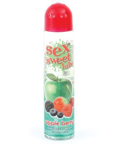 Вкусовой лубрикант с ароматом яблока и ягод Sex Sweet Lube - 197 мл. - фото 143718