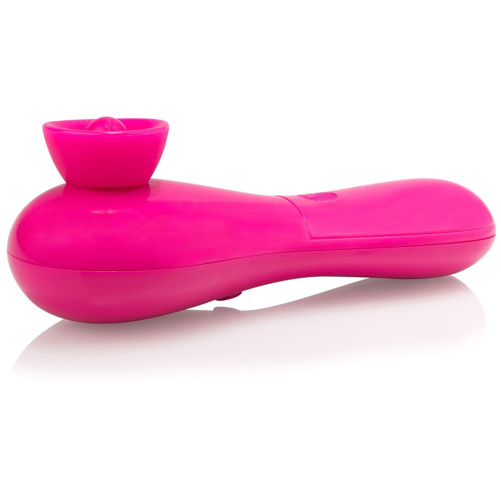 Розовый двухскоростной вибромассажер - фото 186563