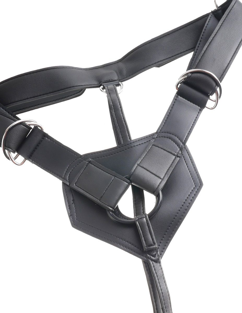 Телесный страпон на трусиках Strap-on Harness Cock - 20,3 см. - фото 143823