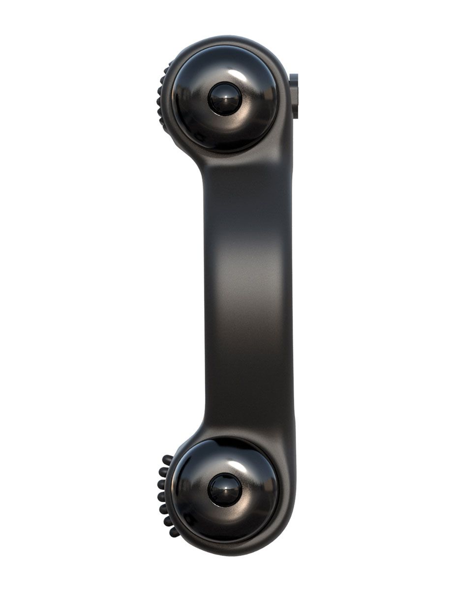 Эрекционное с двумя виброэлементами кольцо Magic Touch Couples Ring - фото 143866