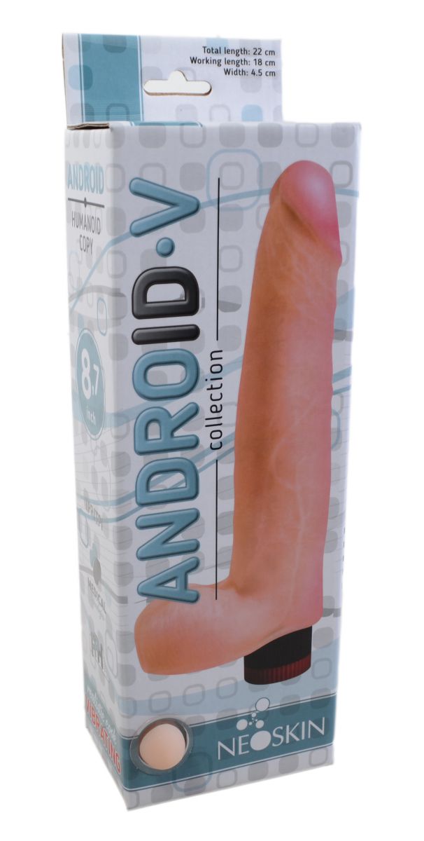 Фаллический вибратор ANDROID V - 22 см. - фото 143928