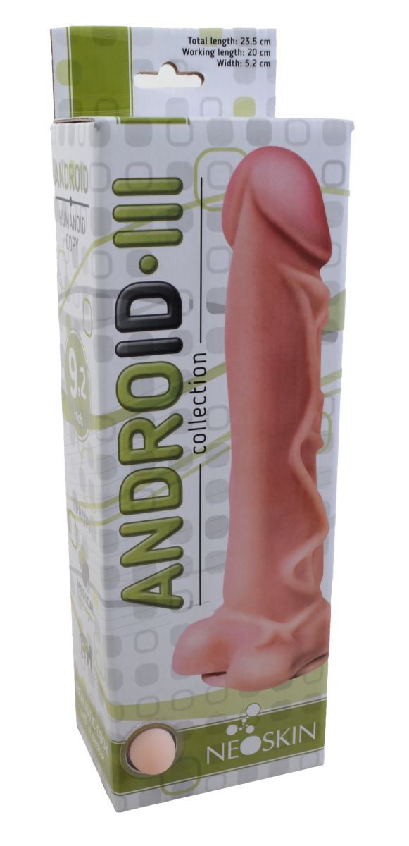 Фаллоимитатор на присоске ANDROID Collection-III с крупными венами - 23,5 см. - фото 143940 Фаллоимитатор на присоске ANDROID Collection-III с крупными венами - 23,5 см. - фото 143940