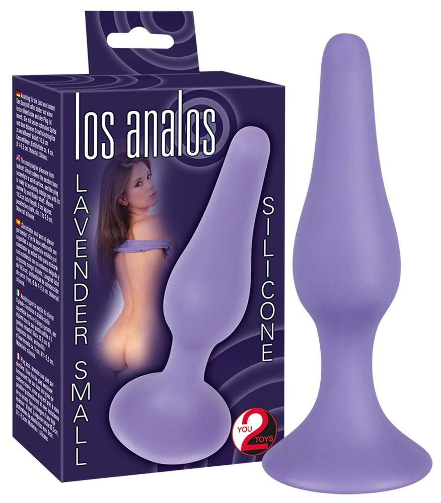 Малый фиолетовый анальный стимулятор Los Analos - 10,5 см. - фото 240124