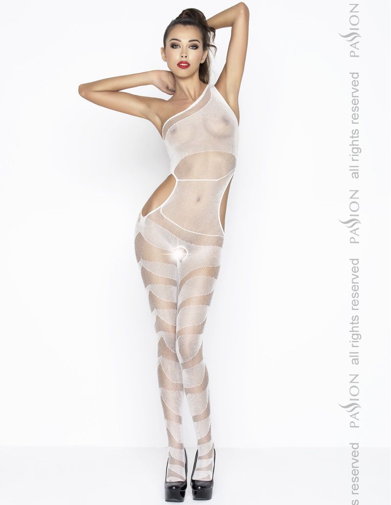 Полупрозрачный комбинезон с узором под зебру и доступом - фото 144037 Полупрозрачный комбинезон с узором под зебру и доступом - фото 144037