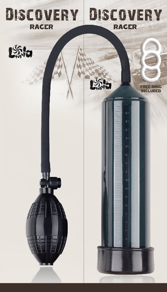 Черная вакуумная помпа Discovery Racer Сharcoal - фото 144135 Черная вакуумная помпа Discovery Racer Сharcoal - фото 144135