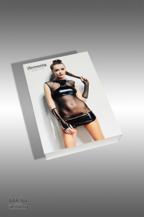 Пикантное платье Anette с цепочками - фото 144353