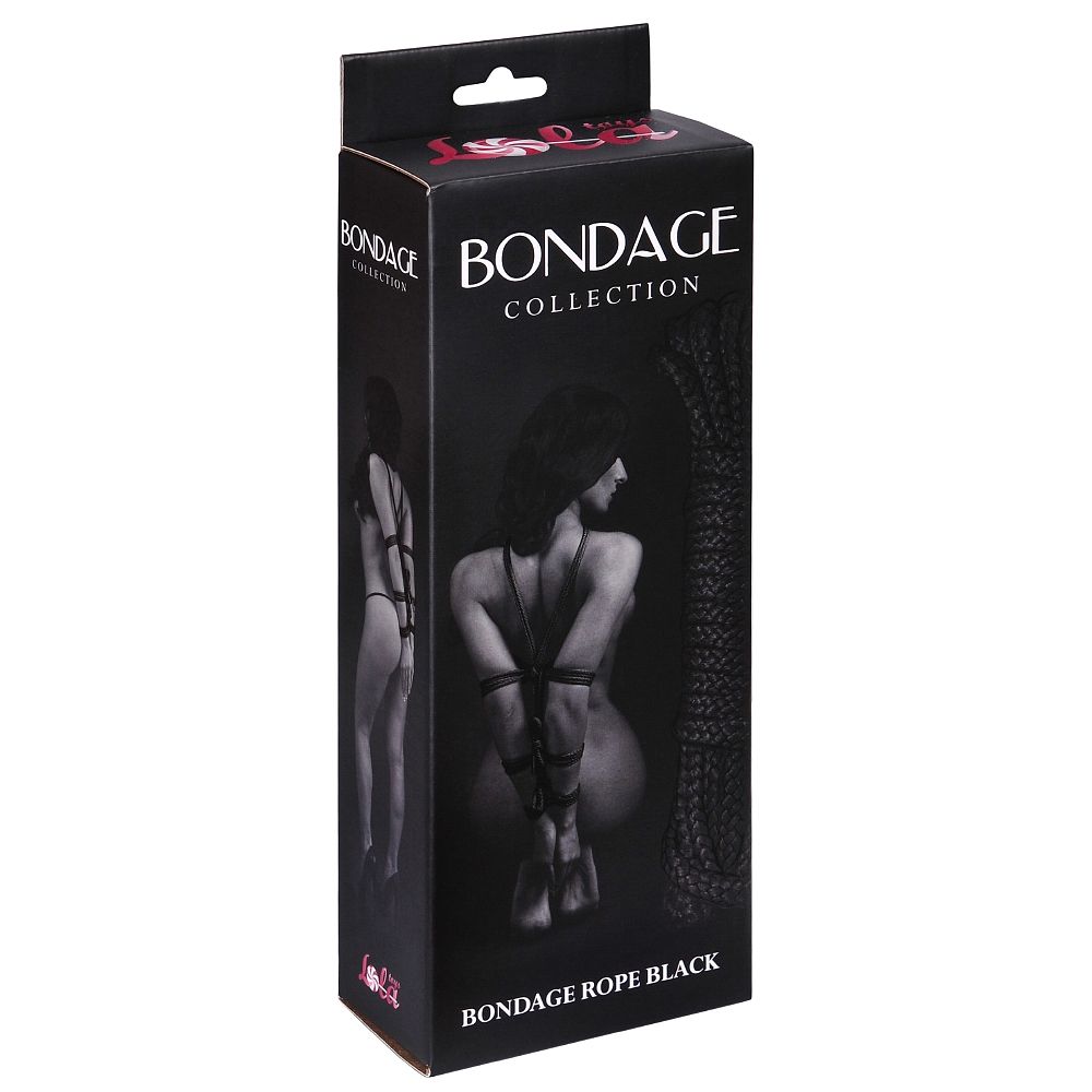 Черная веревка Bondage Collection Black - 9 м. - фото 144740