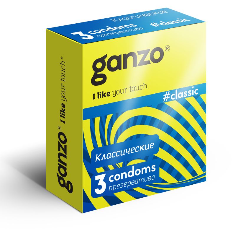 Классические презервативы с обильной смазкой Ganzo Classic - 3 шт. - фото 314056