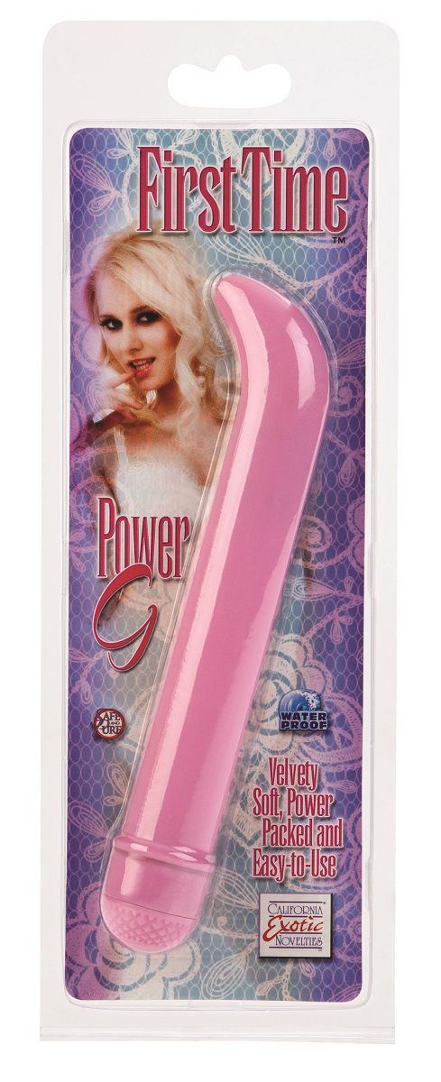 Розовый вибромассажер FIRST TIME POWER G - 16 см. - фото 144775 Розовый вибромассажер FIRST TIME POWER G - 16 см. - фото 144775