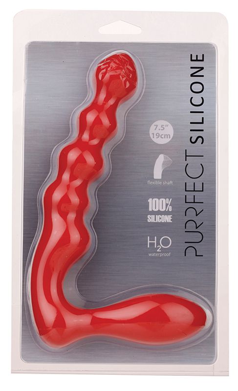Красный силиконовый стимулятор PURRFECT SILICONE - 19 см. - фото 182732 Красный силиконовый стимулятор PURRFECT SILICONE - 19 см. - фото 182732