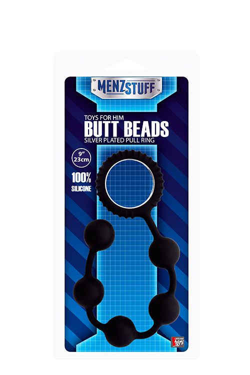 Чёрный анальные шарики MENZSTUFF BUTT BEADS - 23 см. - фото 144963 Чёрный анальные шарики MENZSTUFF BUTT BEADS - 23 см. - фото 144963