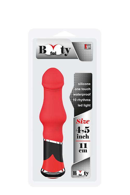 Красный анальный вибратор фаллической формы BOOTYFUL BULBED VIBE - фото 144991 Красный анальный вибратор фаллической формы BOOTYFUL BULBED VIBE - фото 144991