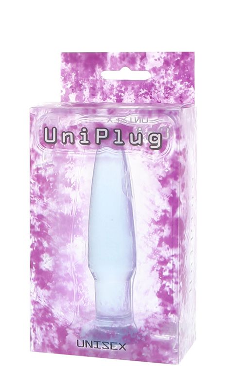 Голубая анальная пробка UNISEX UNI PLUG - 11 см. - фото 145020 Голубая анальная пробка UNISEX UNI PLUG - 11 см. - фото 145020