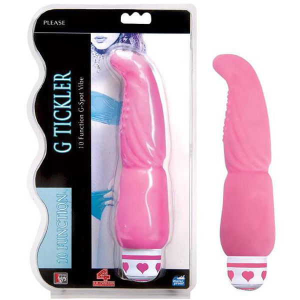 Розовый G-вибростимулятор G Tickler - 21,6 см. - фото 314169