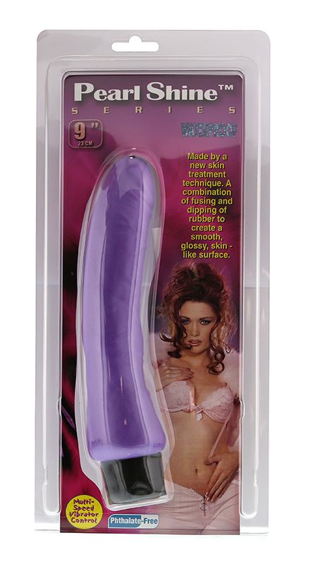 Реалистичный фиолетовый вибратор PEARL SHINE 9 VIBRATOR - 22,8 см. - фото 145162 Реалистичный фиолетовый вибратор PEARL SHINE 9 VIBRATOR - 22,8 см. - фото 145162