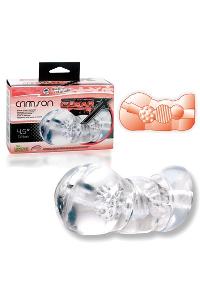 Прозрачный мастурбатор-вагина CRIMSON 4.5 TPR PUSSY - фото 145200 Прозрачный мастурбатор-вагина CRIMSON 4.5 TPR PUSSY - фото 145200