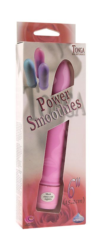 Классический розовый вибратор CERAMITEX POWER SMOOTHIES - 15,2 см. - фото 145233