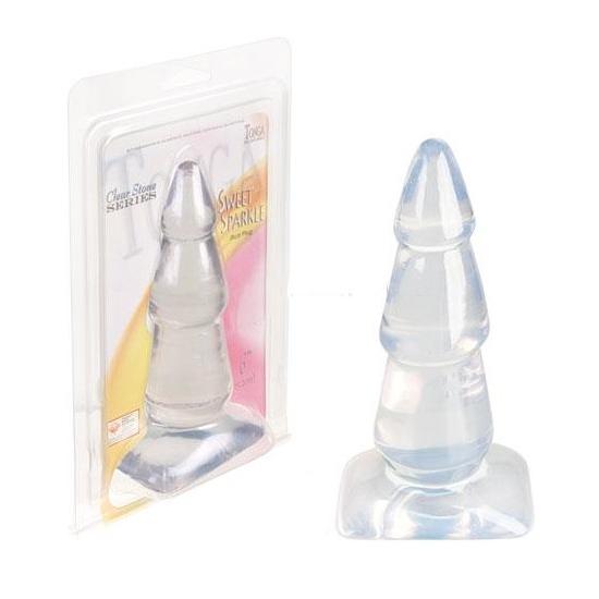 Прозрачная анальная пробка JELLY JOY SWEET SPARKLE - 15,2 см. - фото 145244 Прозрачная анальная пробка JELLY JOY SWEET SPARKLE - 15,2 см. - фото 145244