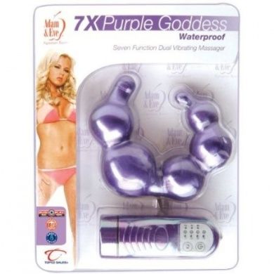 Двусторонний фиолетовый вибромассажёр Purple Goddess - фото 145380 Двусторонний фиолетовый вибромассажёр Purple Goddess - фото 145380