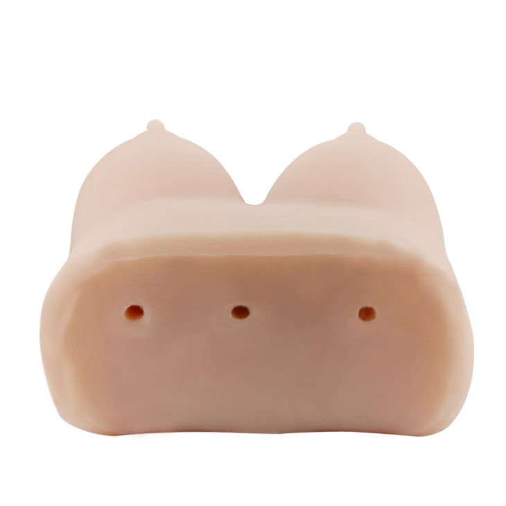 Мастурбатор в виде пышного бюста - фото 145554