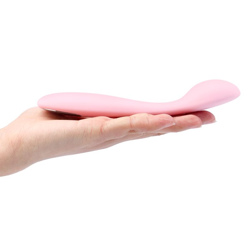 Нежно-розовый клиторальный вибратор Keri Pale Pink - 17 см. - фото 145736 Нежно-розовый клиторальный вибратор Keri Pale Pink - 17 см. - фото 145736