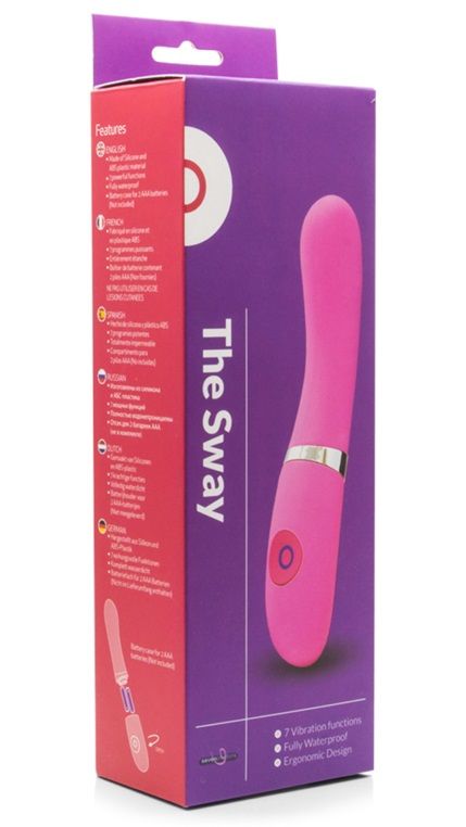 Розовый вибромассажёр The Sway с 7 режимами вибрации - 21 см. - фото 145750 Розовый вибромассажёр The Sway с 7 режимами вибрации - 21 см. - фото 145750