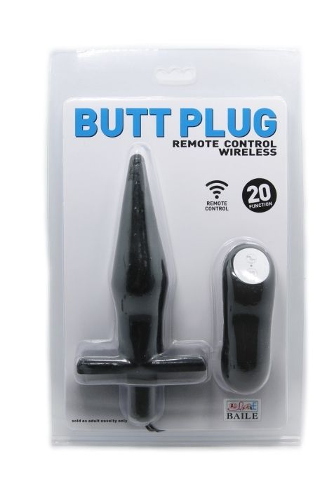 Анальная пробка с радиоуправлением - 16 см. - фото 145819 Анальная пробка с радиоуправлением - 16 см. - фото 145819