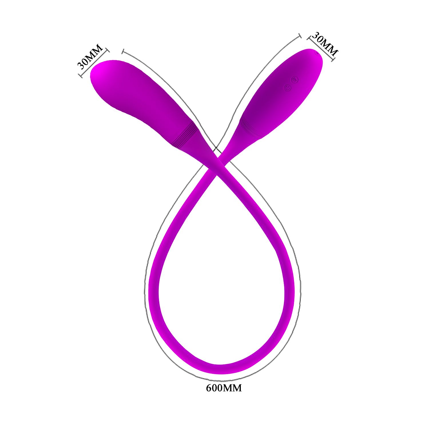 Двусторонний гибкий вибратор Snaky Vibe - 60 см. - фото 145910 Двусторонний гибкий вибратор Snaky Vibe - 60 см. - фото 145910